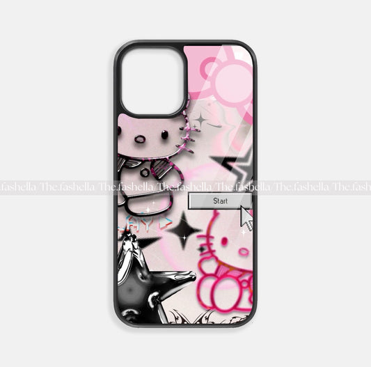 Hello Kitty Aesthetic Glossy Phone Case