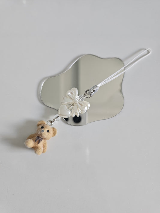 Cute Teddy Furr Phone Charm