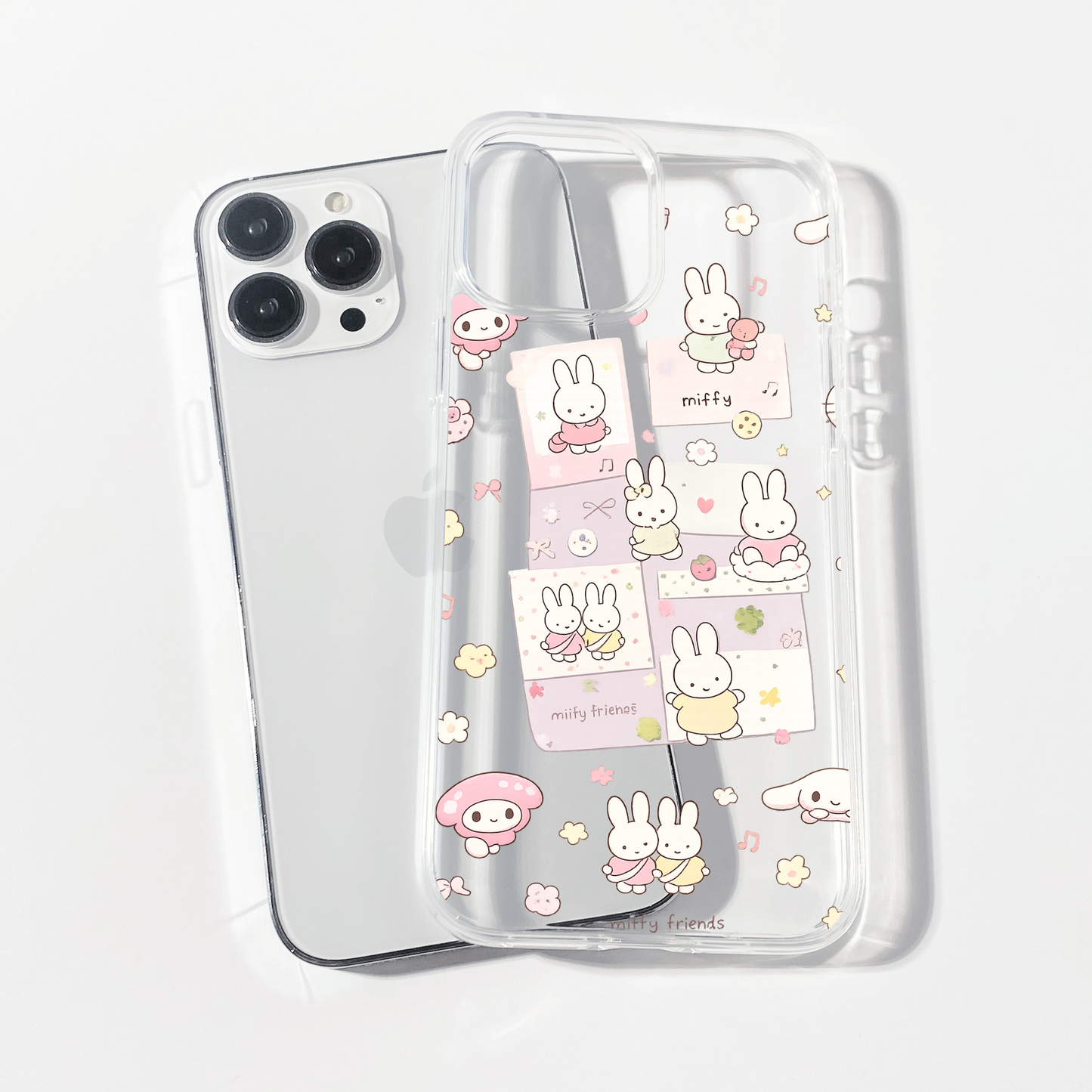 Miffy Friends Clear Phone Case