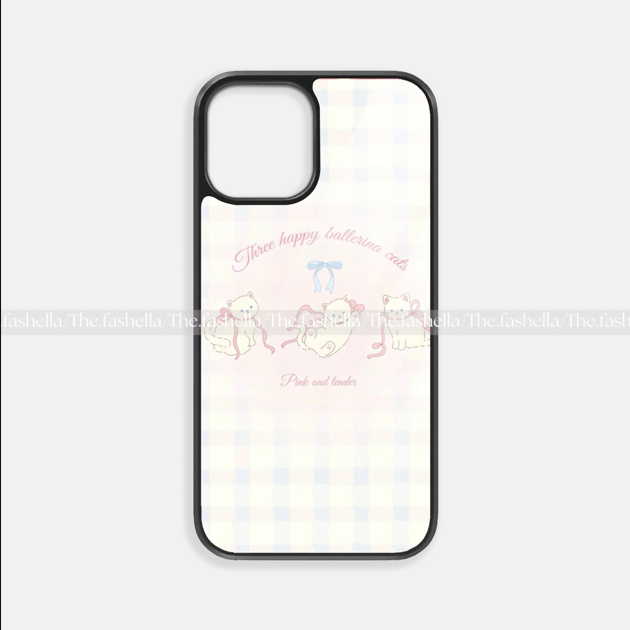 Ballet Kitty Pastel Glossy Phone Case