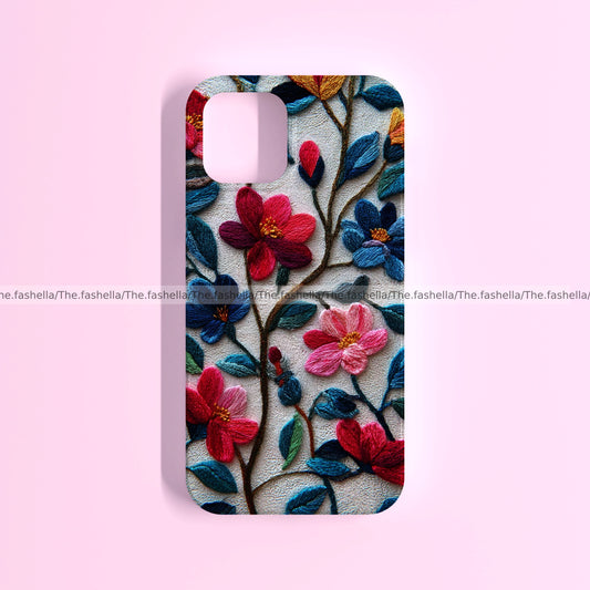 Aesthetic Scarlet Floral Blossom Phone Cover