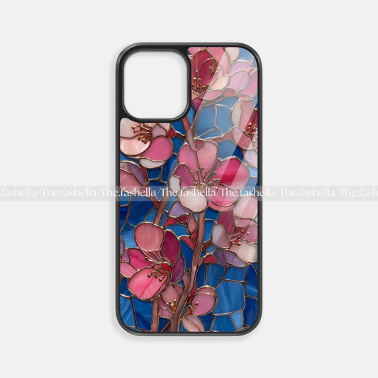 Midnight Blossom Aesthetic Premium Glossy Phone Case