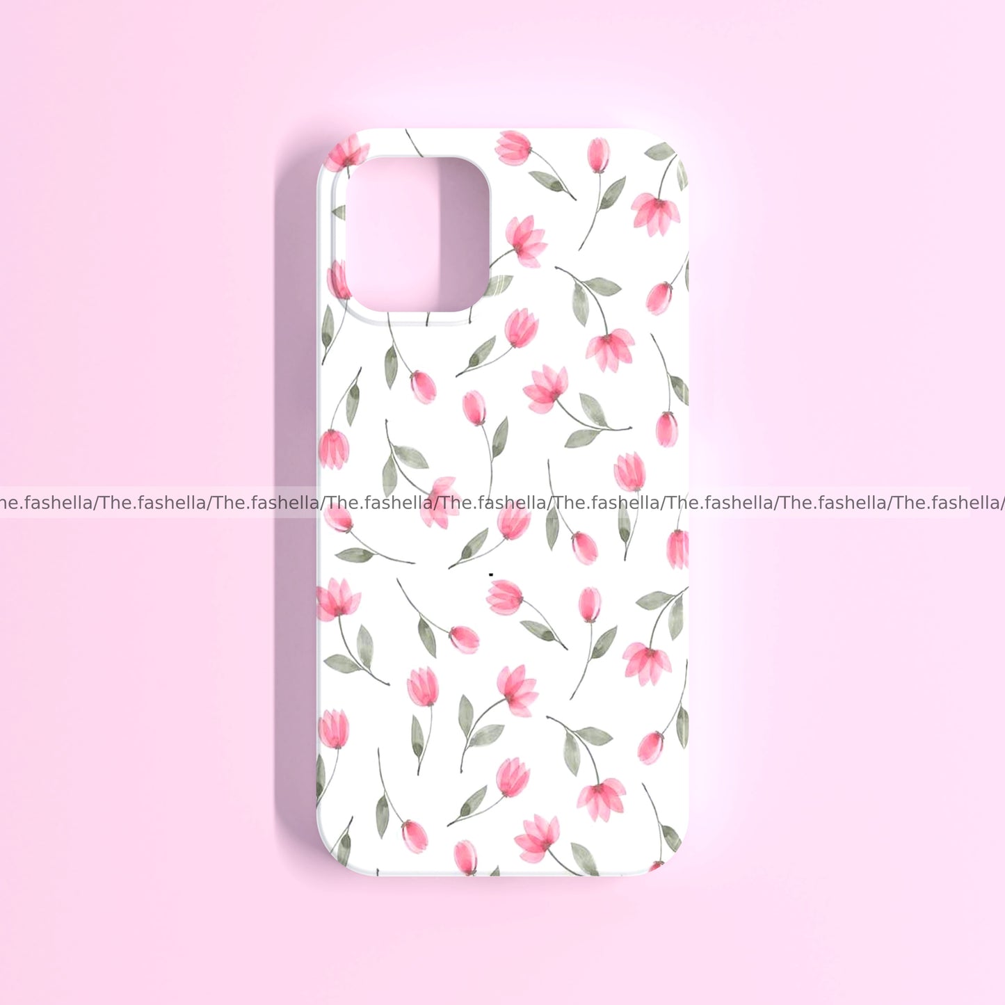 Aesthetic Pink Tulip Phone Case