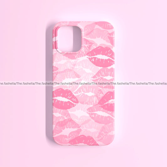 Pink Tease Aesthetic Lips Phone Case