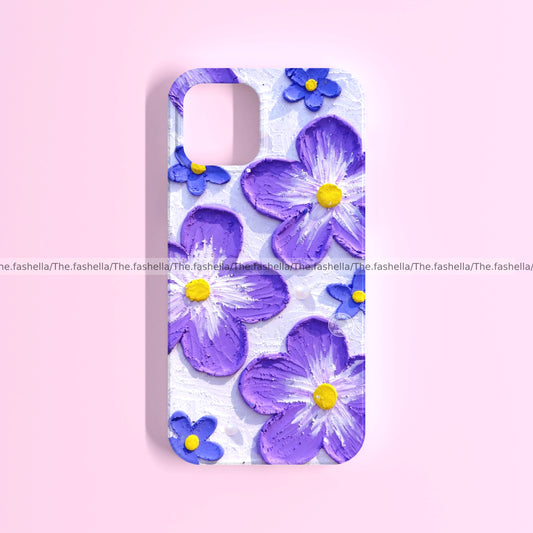 Violet Frost Aesthetic Phone Case