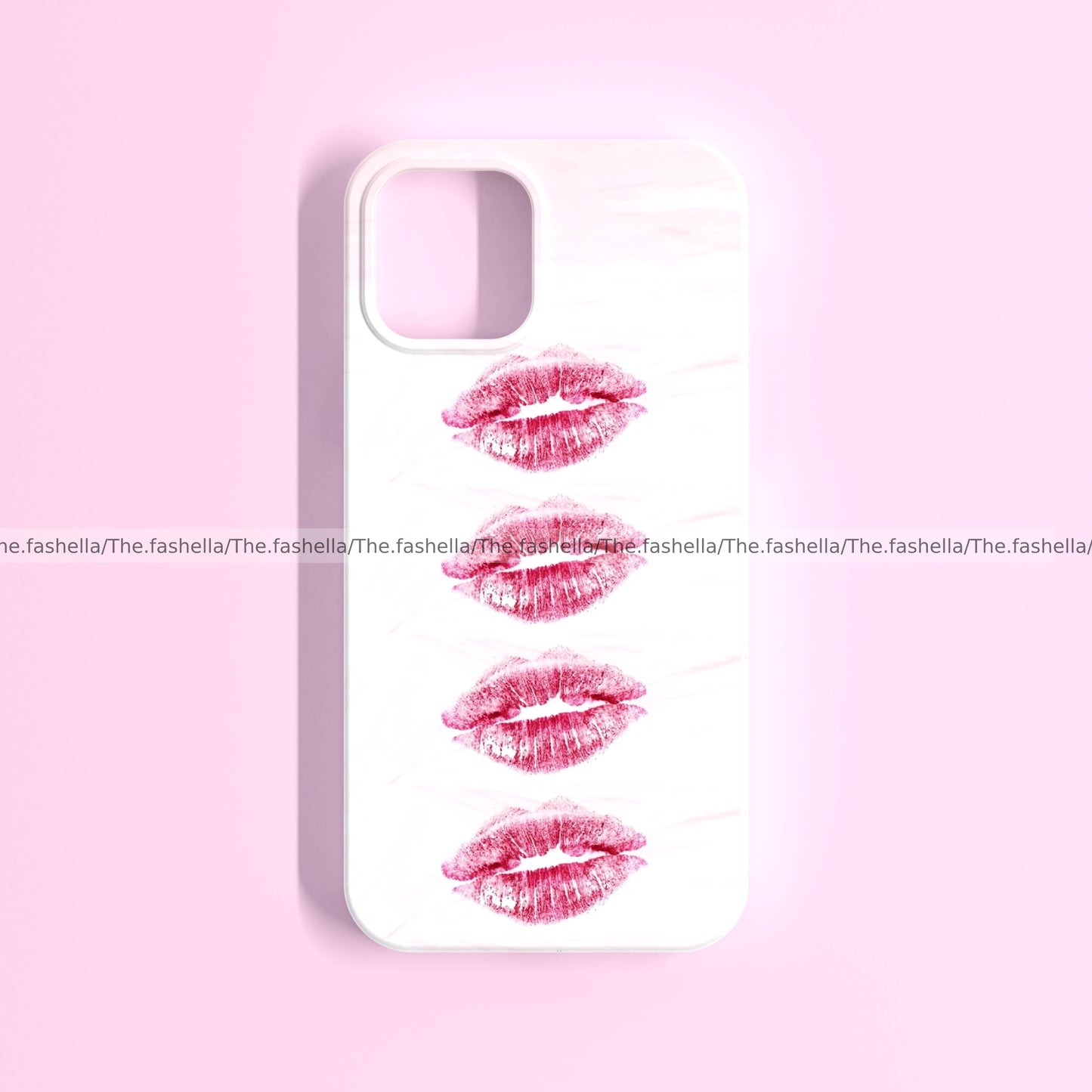 Aesthetic Pink Kisses Phone Cover