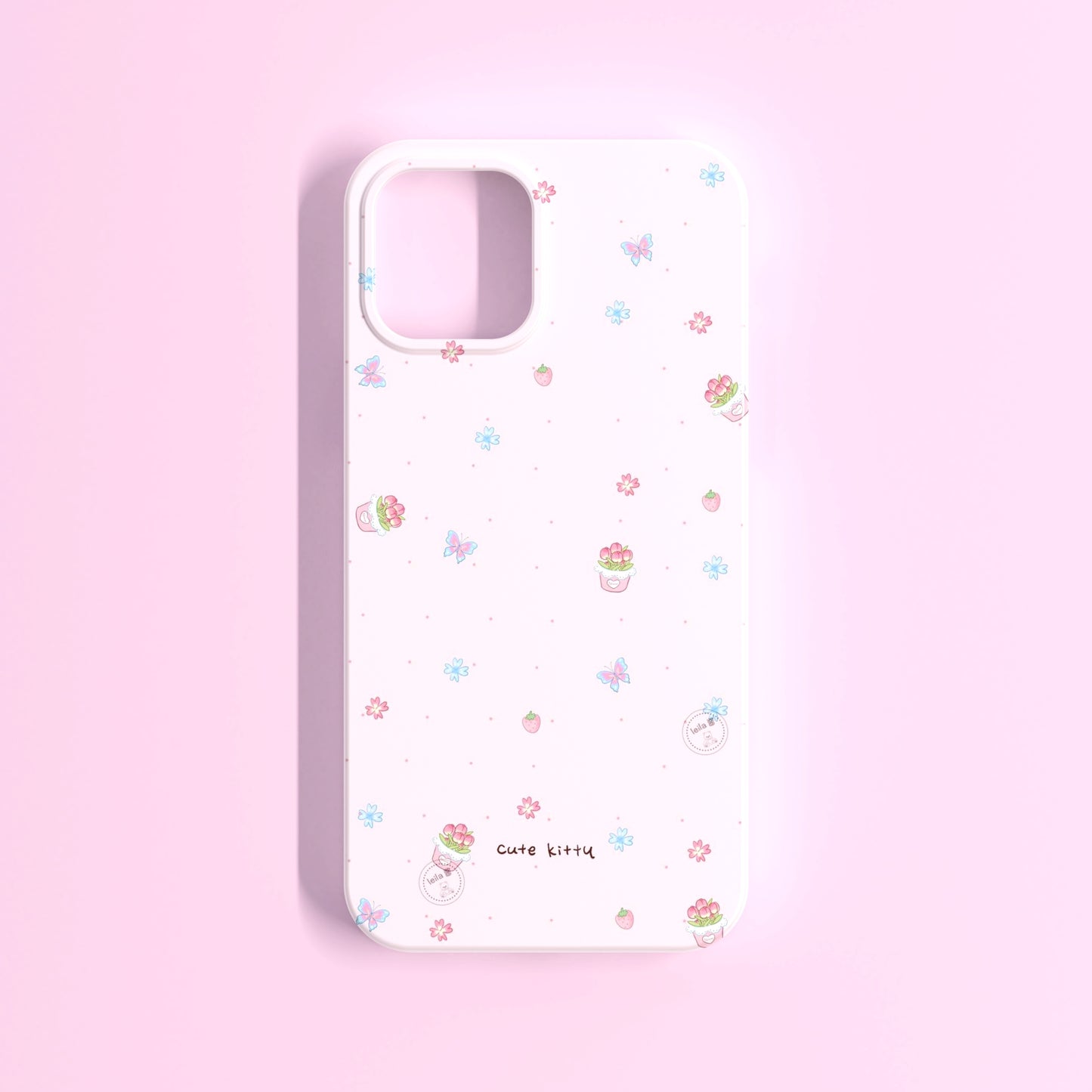 Pastel Pink Garden Party Phone Case