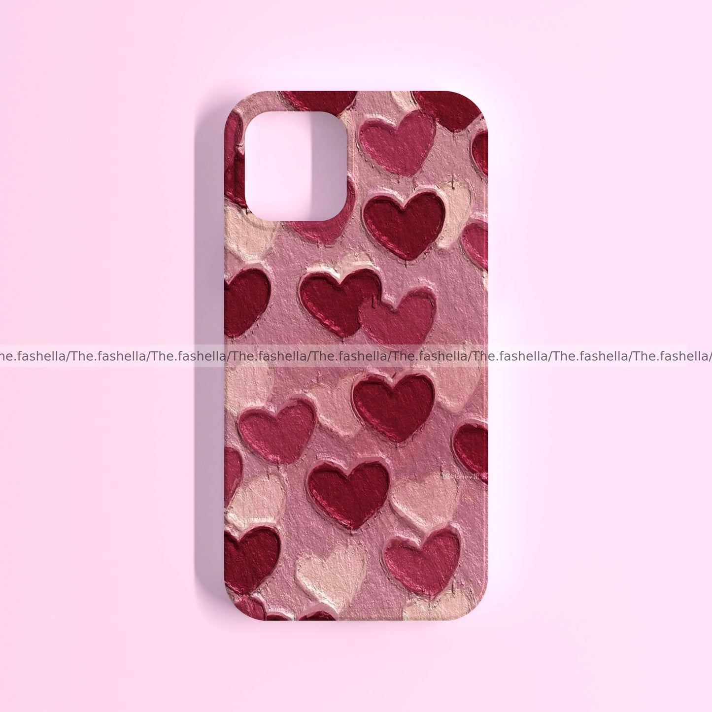 Love In Layers Red Hearts Phone Case