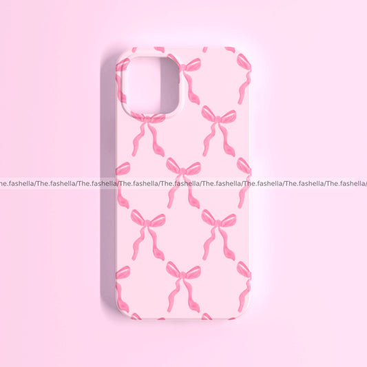 Cute pink bow pretty case