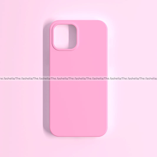 Plain pink aesthetic case