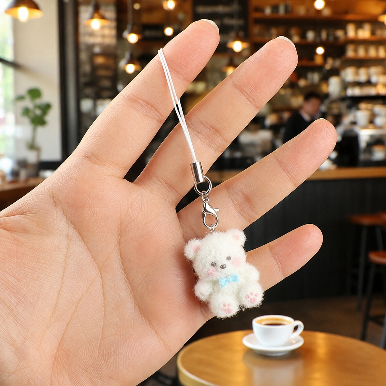 Milk Mochi Furr Teddy Bear Phone Chadm