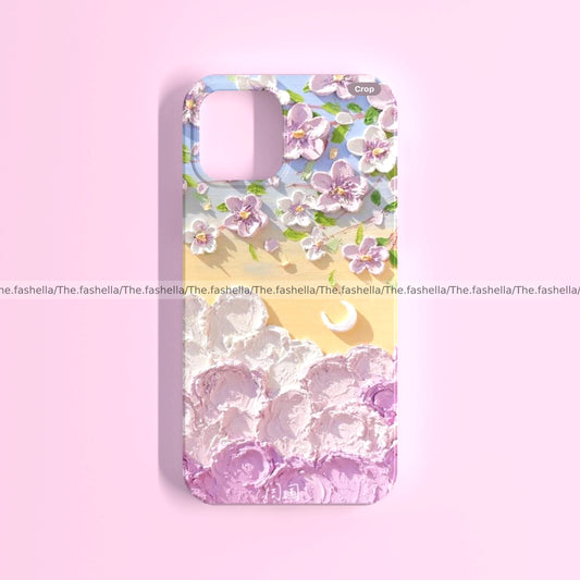 Aesthetic moon pretty cloud case