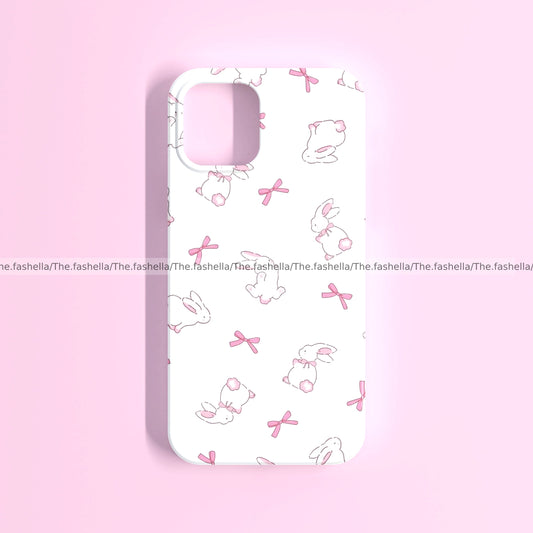 Aesthetic bunny & bow pretty case