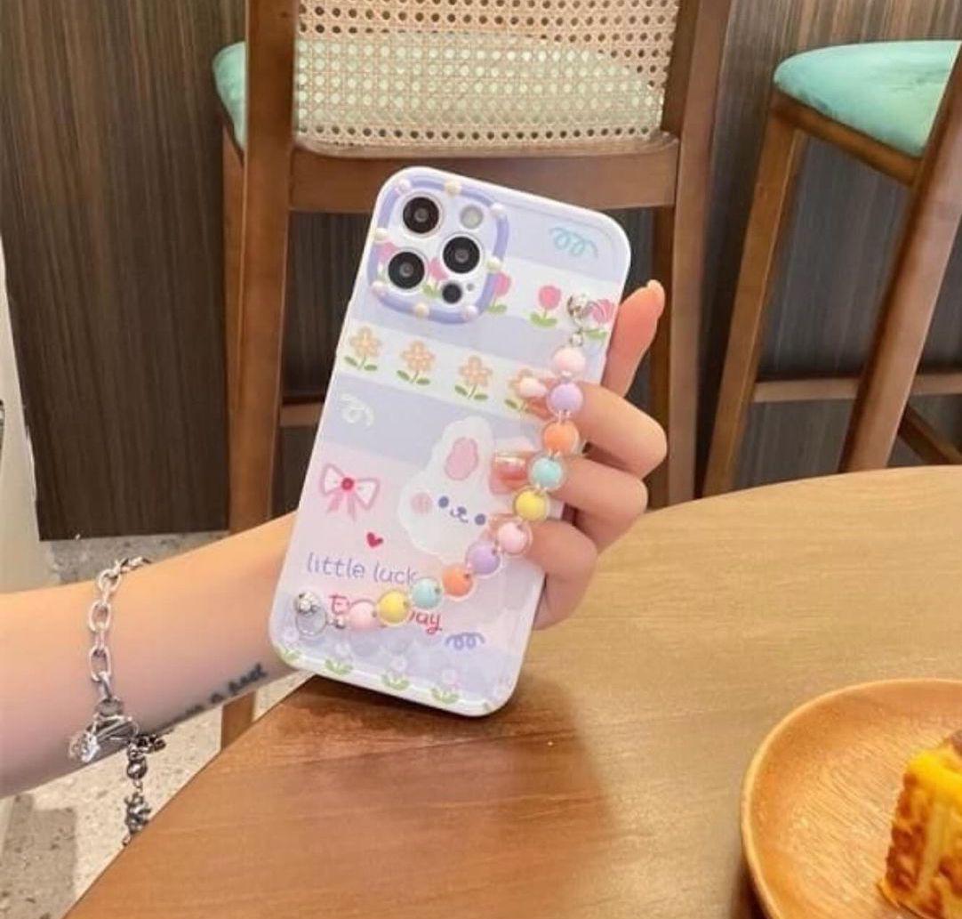 colourful bunny chain case