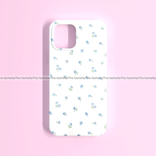 Mini blue aesthetic print case