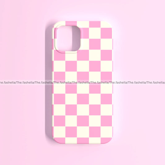 Pink gingham case