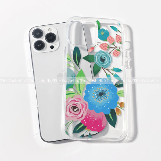 Multicolour floral case
