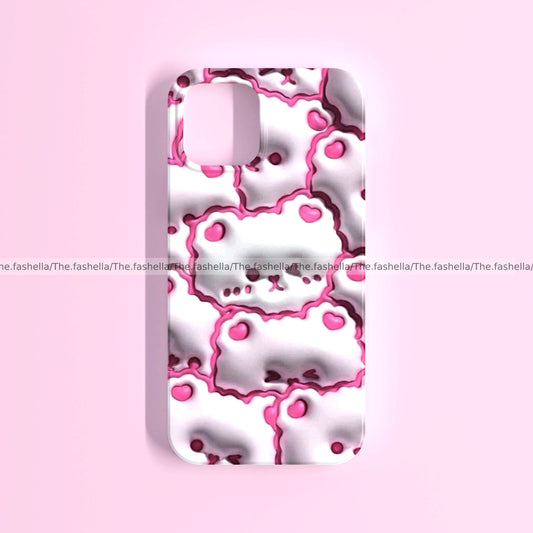 Cute teddy pink case