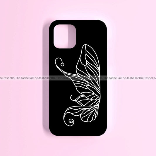 Cute butterfly black case