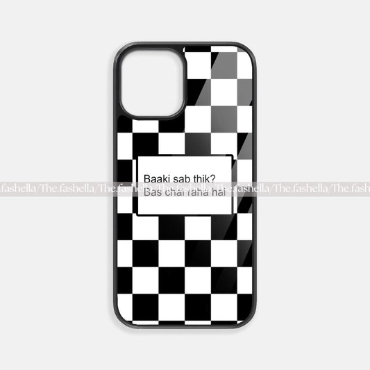 Quote blackpremium glossy phone case