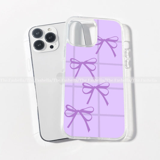 Pinteresty lavender bows & lines case