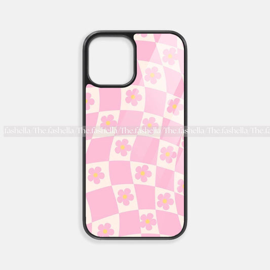Minimal hearts wavy  premium glossy phone case