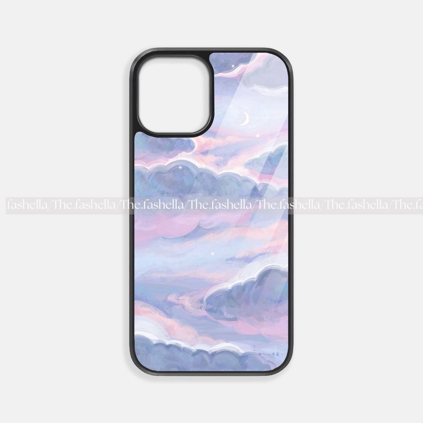 Cute cloud sky glass case