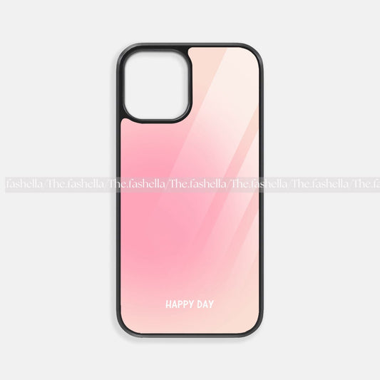 Aesthetic pink aura glass case