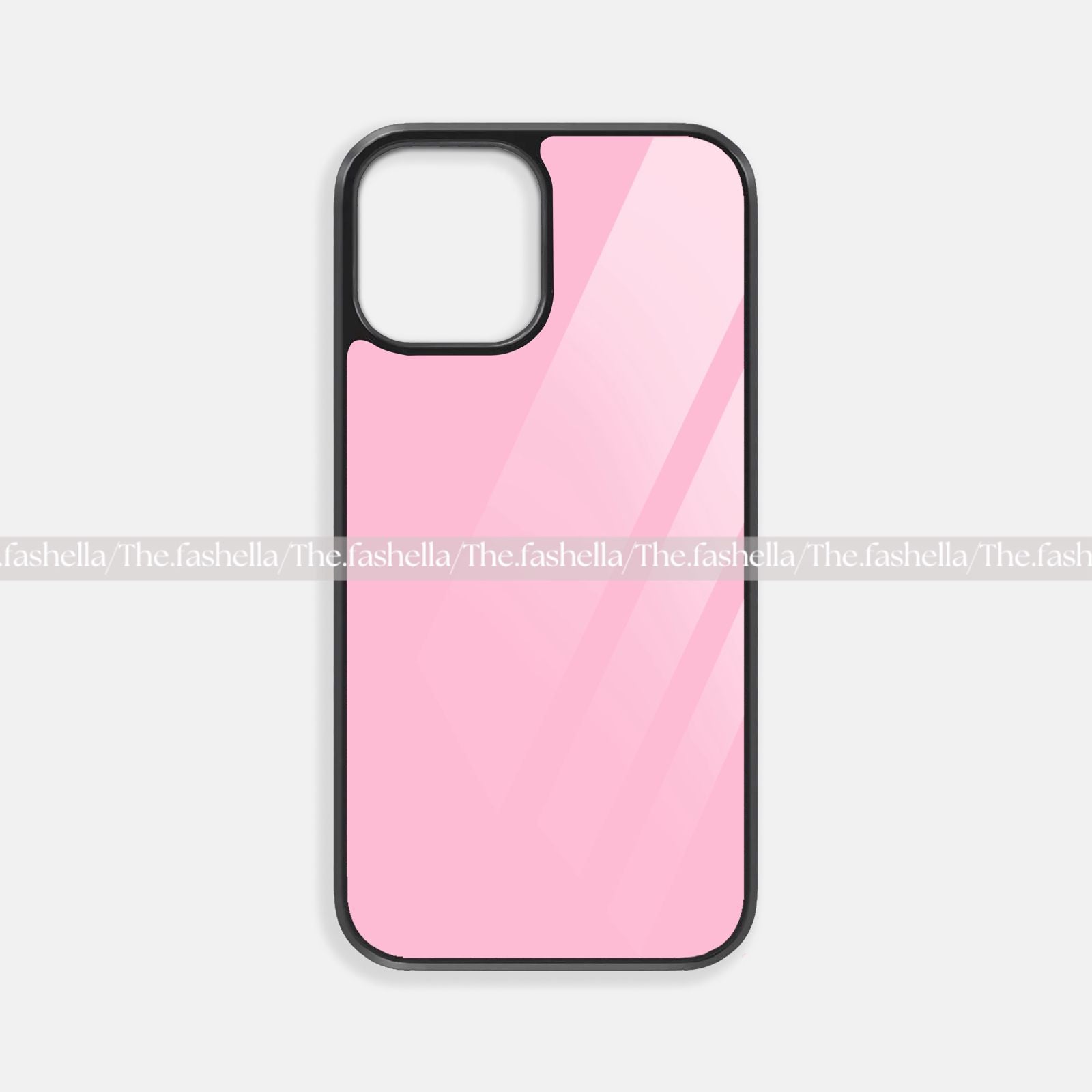 Solid pink pretty premium glossy phone case – THE FASHELLA