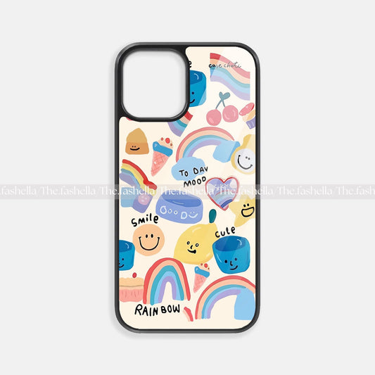 Aesthetic sticker  premium glossy phone case