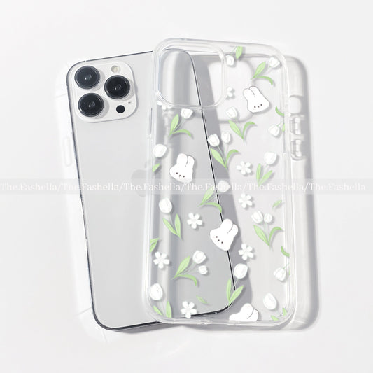 Cute leaves bunny case