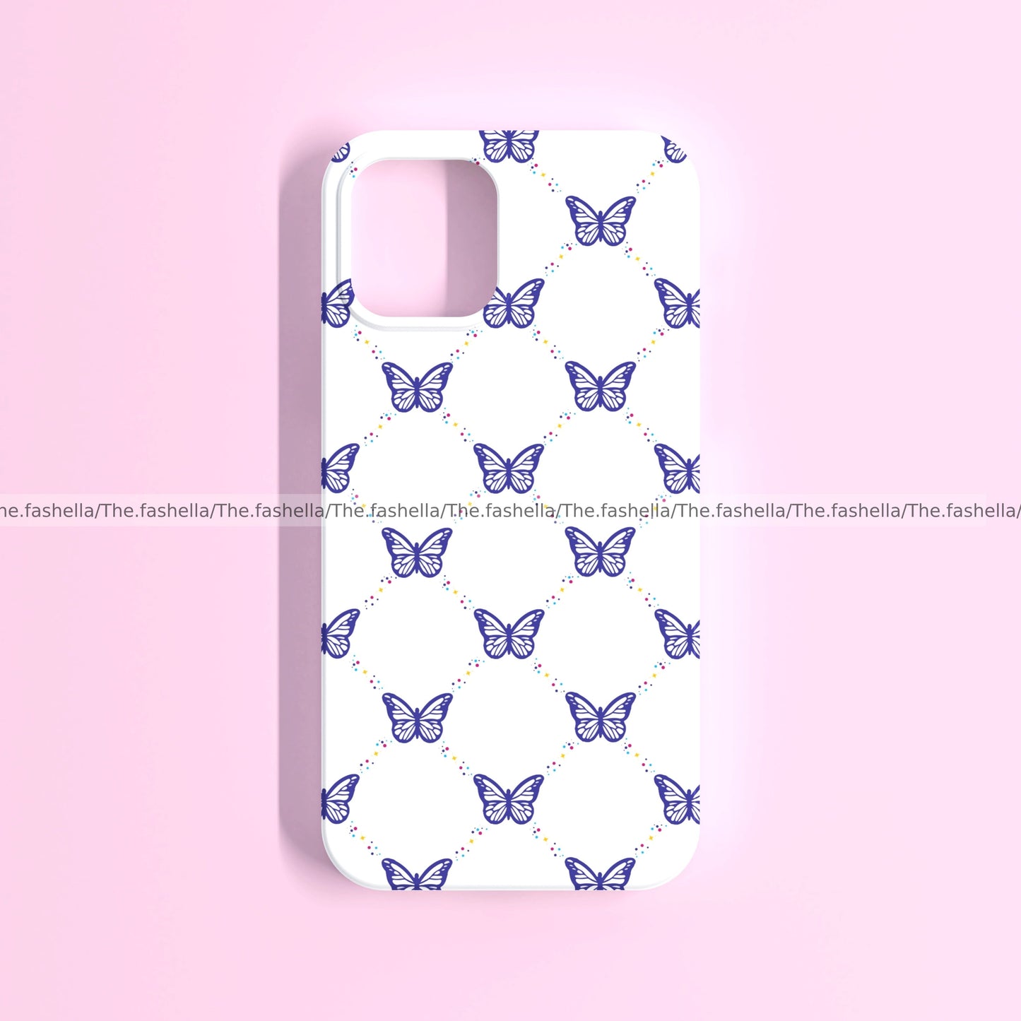 Aesthetic lavender butterfly pretty case