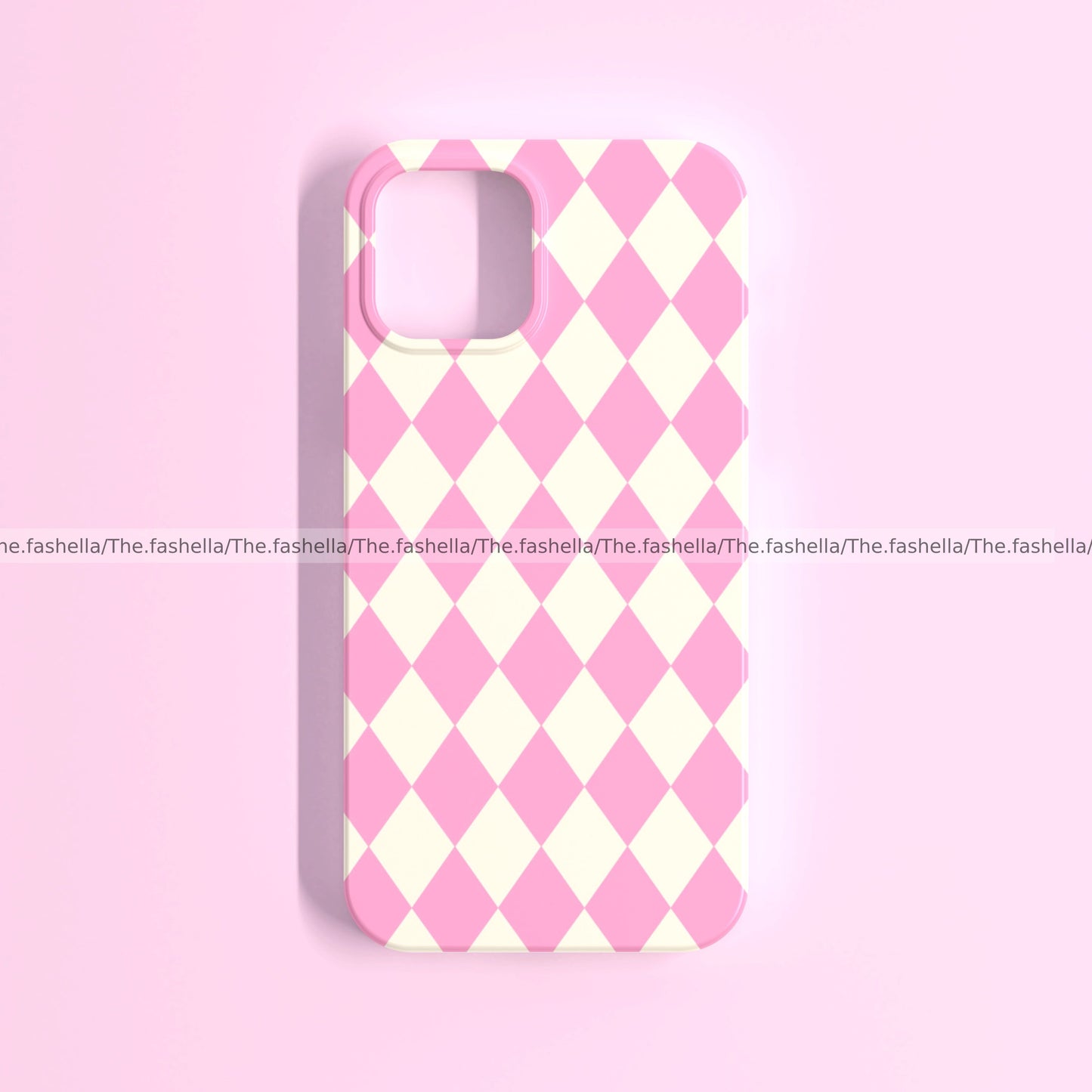 Aesthetic diamonds pink case