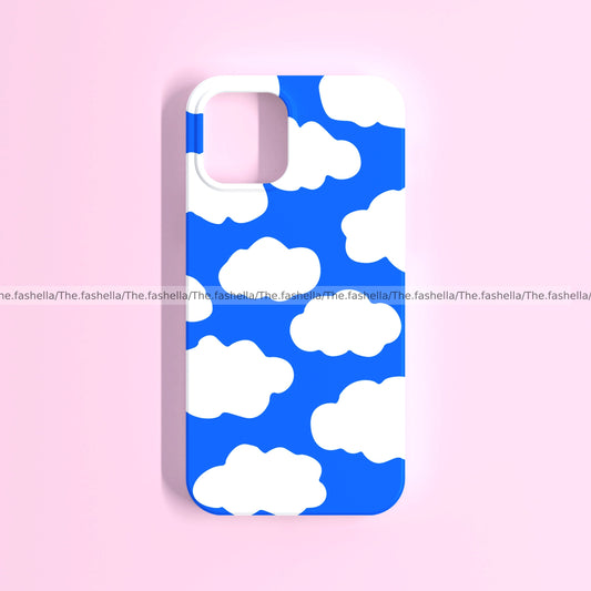 Aesthetic blue with cloud case