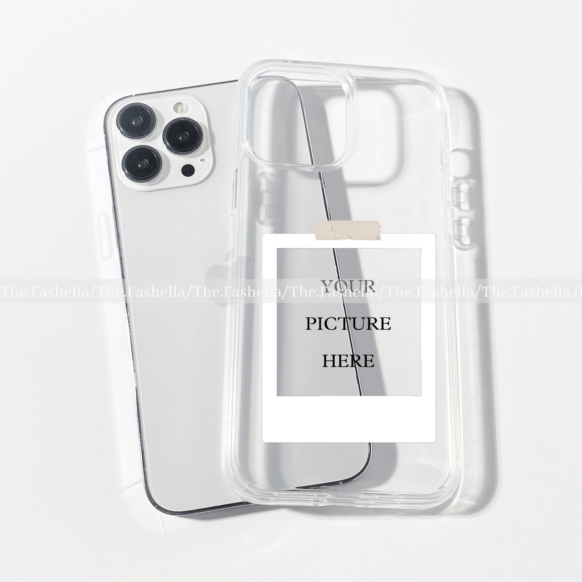Customised polaroid clear case THE FASHELLA Customised polaroid clear case THE FASHELLA