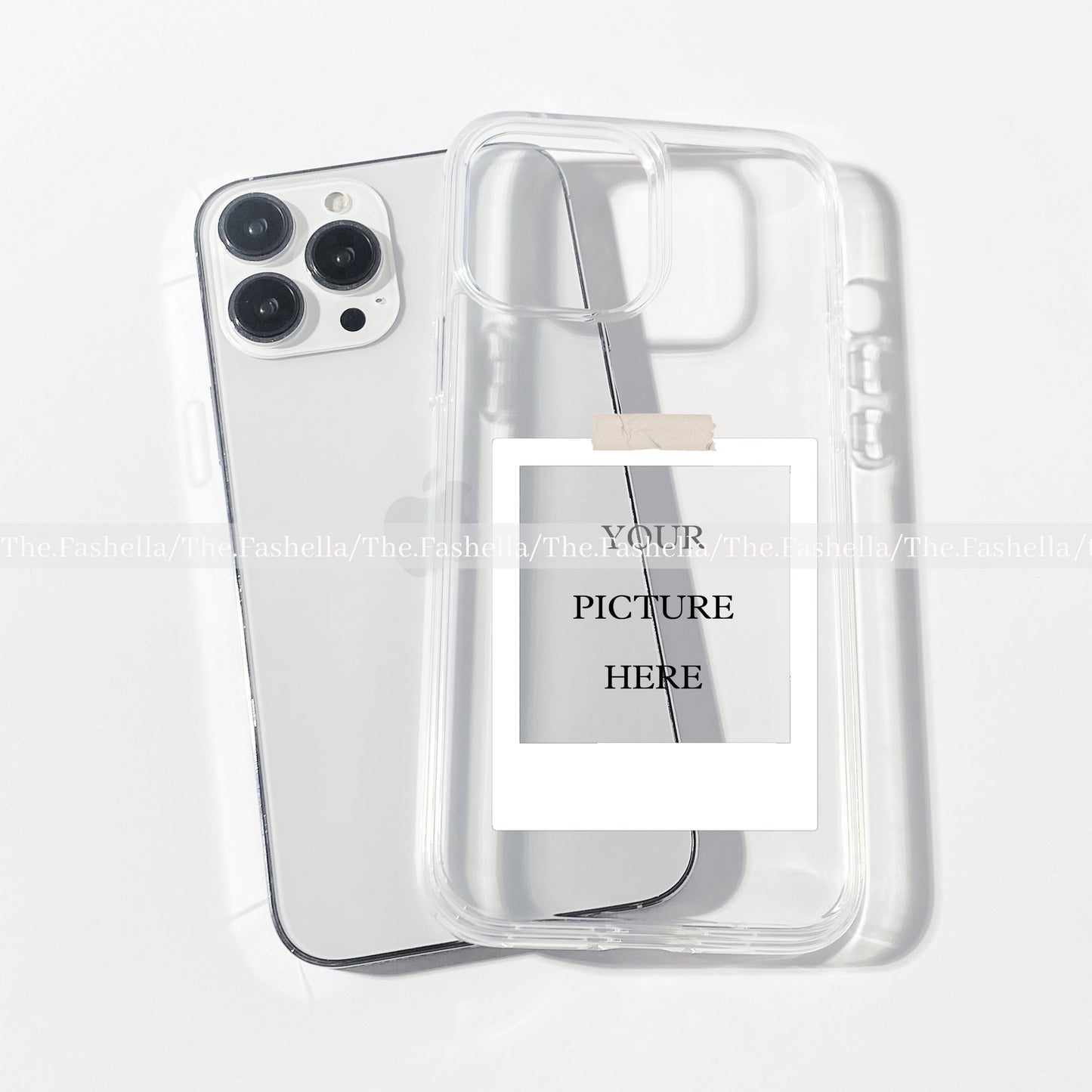 Customised polaroid clear case