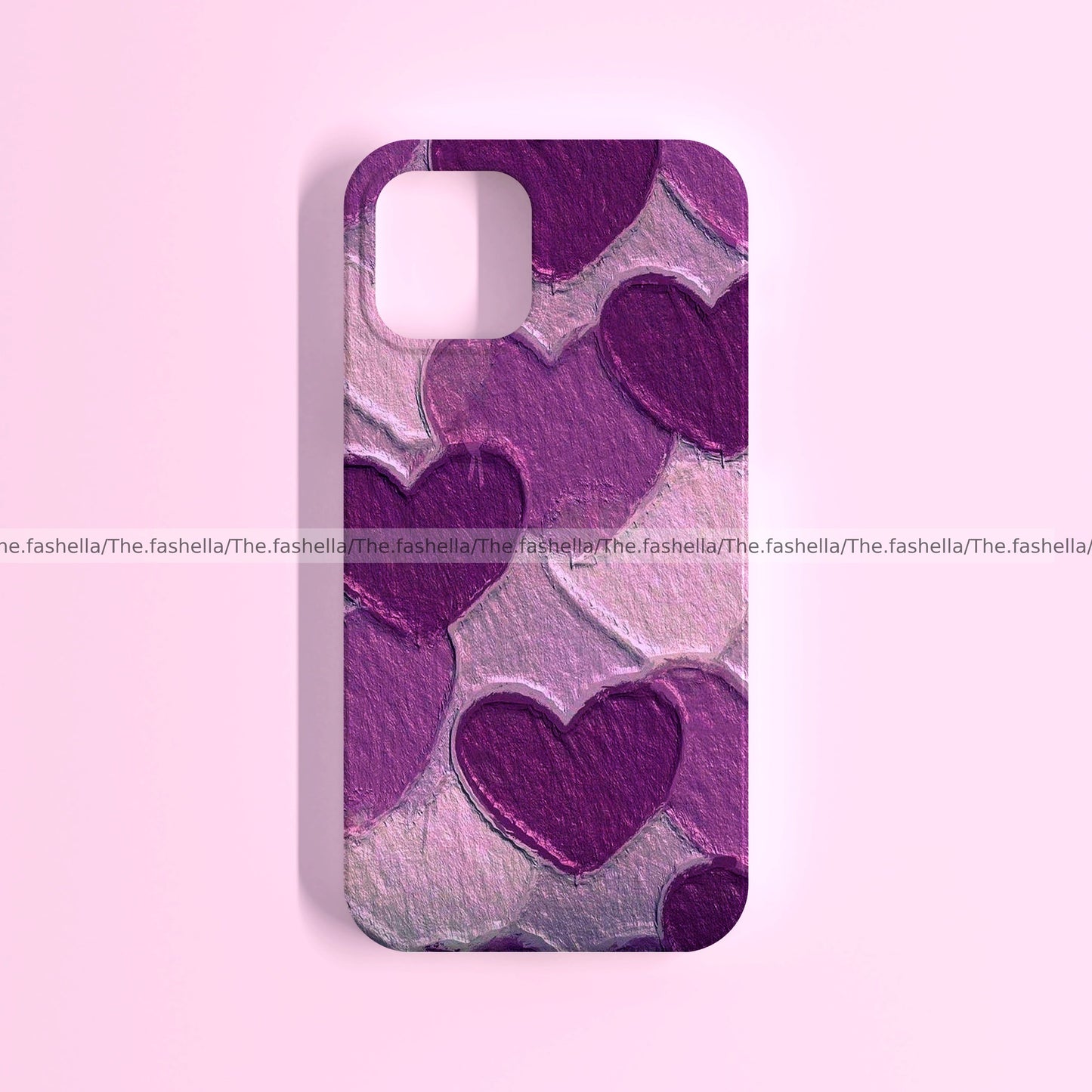 Pretty purple heart case