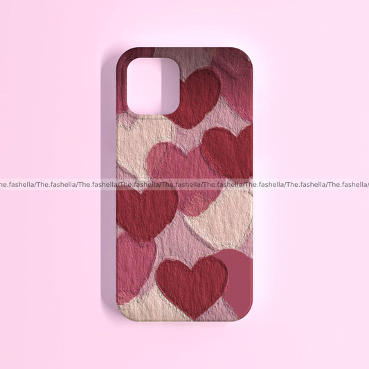 Pretty heart red case