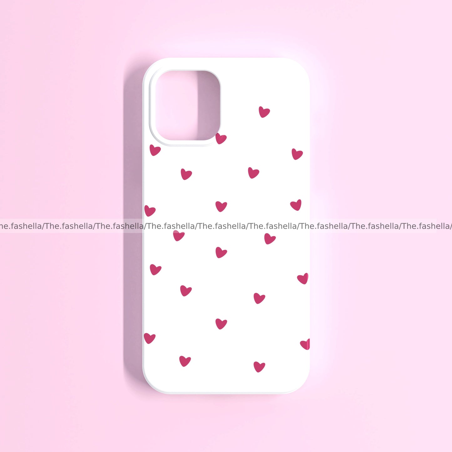 Mini pink hearts case