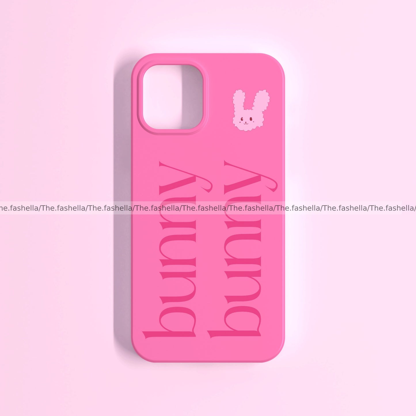 Bunny bunny dark pink case