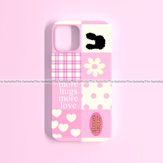 All in one pink collage case