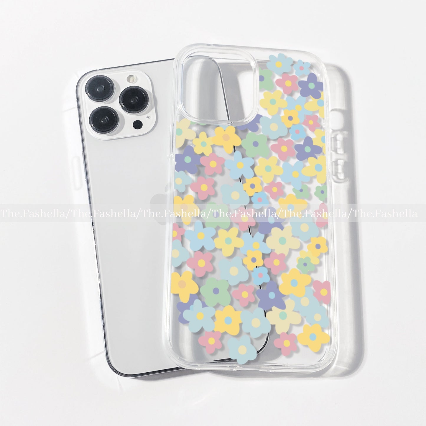 Multicoloured flower case