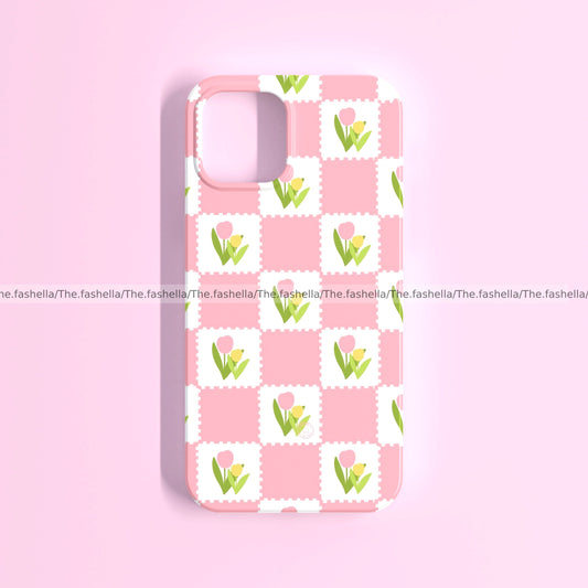 Cute tulip pink case