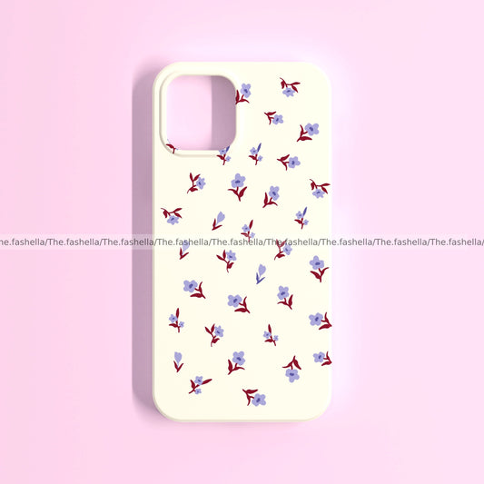 Beige and lavender aesthetic case